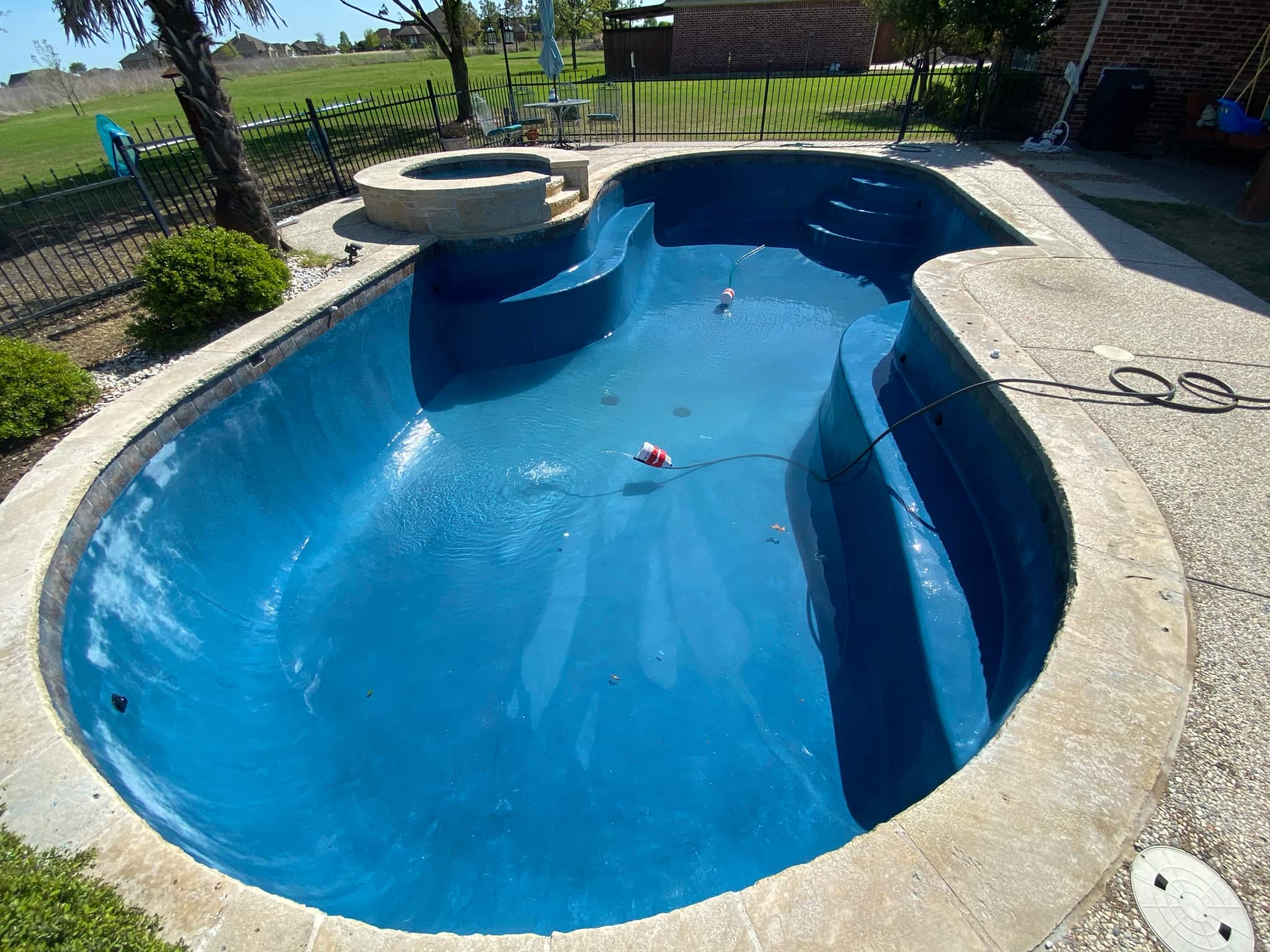 Pool leak project by A+ Leak Detection